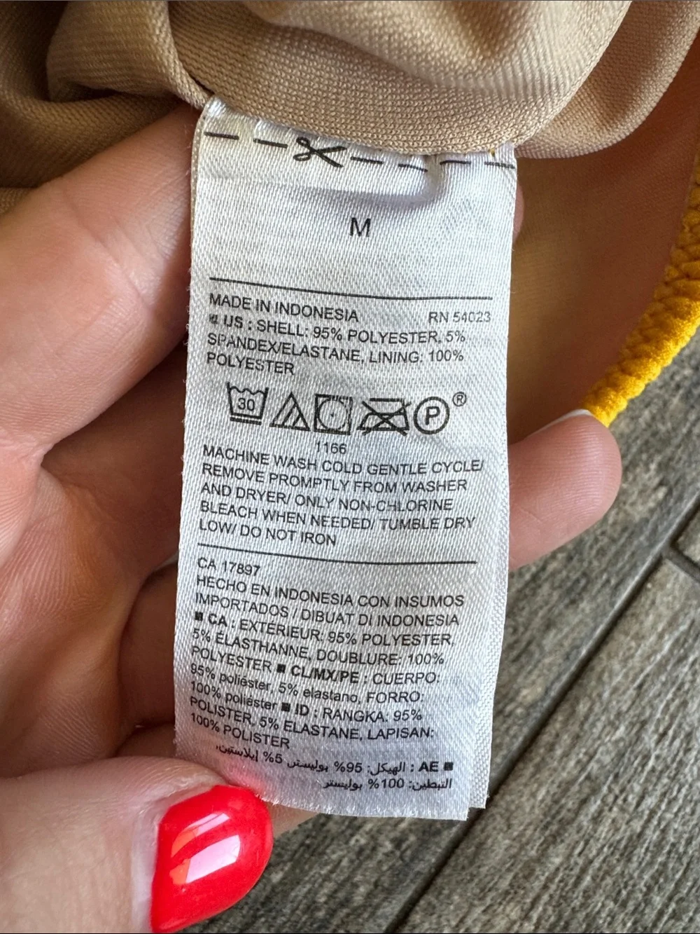 Old Navy Girls Yellow Textured Halter One-Piece Swimsuit